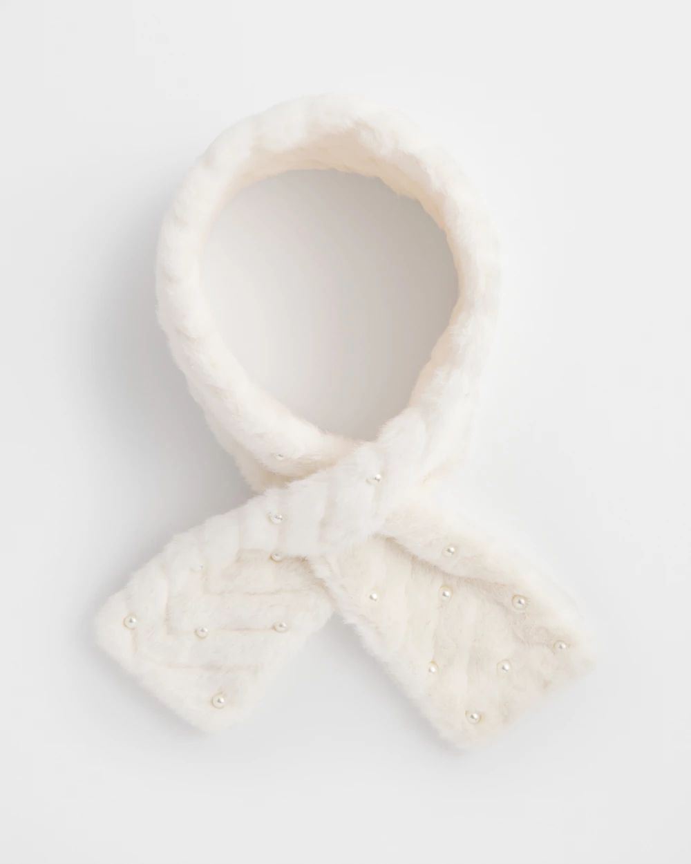 Embellished Faux Fur Scarf | Chico's Embellished Faux Fur Scarf | Chico's